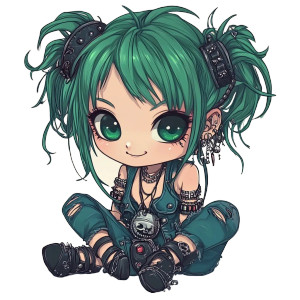 Chibi Anime Avatar Vinyl Car Decal Sticker – Waterproof & UV-Resistant 8" Chibi Anime Avatar Vinyl Car Decal Sticker – Waterproof & UV-Resistant 8"