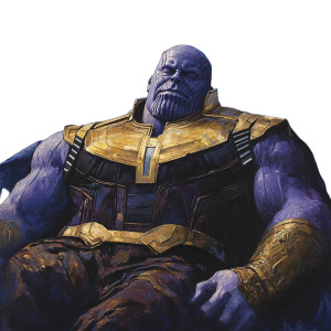 Thanos Wakes Up Vinyl Car Decal Sticker – Waterproof & UV-Resistant 8"