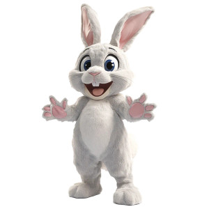 Disney-Style Rabbit Mascot Vinyl Car Decal Sticker – Waterproof & UV-Resistant 8"