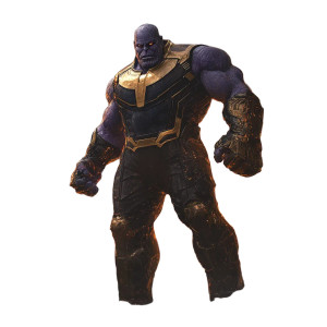 Thanos-Darkseid Hybrid Vinyl Car Decal Sticker – Waterproof & UV-Resistant 8"