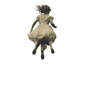 Hooved Field Girl Vinyl Car Decal Sticker – Waterproof & UV-Resistant 8"