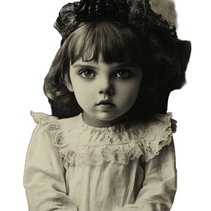 Victorian Child Portrait Vinyl Car Decal Sticker – Waterproof & UV-Resistant 8" Victorian Child Portrait Vinyl Car Decal Sticker – Waterproof & UV-Resistant 8"