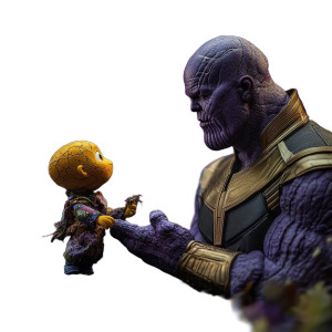 Thanos Meets Woodstock Vinyl Car Decal Sticker – Waterproof & UV-Resistant 8" Thanos Meets Woodstock Vinyl Car Decal Sticker – Waterproof & UV-Resistant 8"