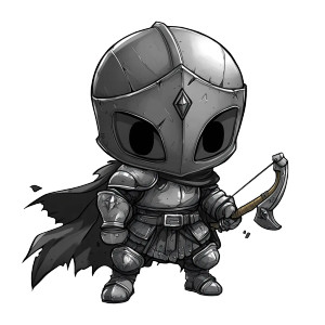 Chibi Armored Paladin Vinyl Car Decal Sticker – Waterproof & UV-Resistant 8" Chibi Armored Paladin Vinyl Car Decal Sticker – Waterproof & UV-Resistant 8"
