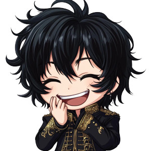 Laughing Chibi Aristocrat Vinyl Car Decal Sticker – Waterproof & UV-Resistant 8" Laughing Chibi Aristocrat Vinyl Car Decal Sticker – Waterproof & UV-Resistant 8"