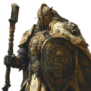 D&D Cleric Ruler Vinyl Car Decal Sticker – Waterproof & UV-Resistant 8"