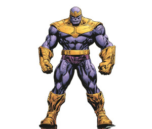 Thanos Comic Style V2 Vinyl Car Decal Sticker – Waterproof & UV-Resistant 8"