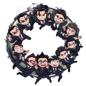 Excited Chibi Brothers Vinyl Car Decal Sticker – Waterproof & UV-Resistant 8" Excited Chibi Brothers Vinyl Car Decal Sticker – Waterproof & UV-Resistant 8"