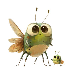 Cute Bugs Duo Vinyl Car Decal Sticker – Waterproof & UV-Resistant 8" Cute Bugs Duo Vinyl Car Decal Sticker – Waterproof & UV-Resistant 8"