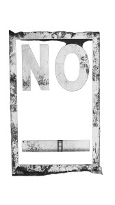 No Smoking Poster Vinyl Car Decal Sticker – Waterproof & UV-Resistant 8"