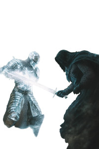 Light Vs Shadow Vinyl Car Decal Sticker – Waterproof & UV-Resistant 8"