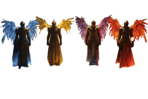 Seraphim Angels Circle Vinyl Car Decal Sticker – Waterproof & UV-Resistant 8"