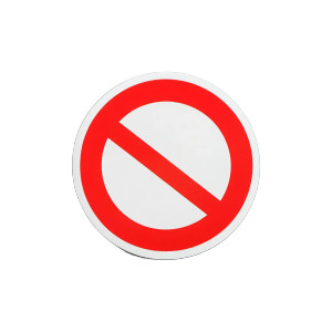 No Entry Sticker Vinyl Car Decal Sticker – Waterproof & UV-Resistant 8" No Entry Sticker Vinyl Car Decal Sticker – Waterproof & UV-Resistant 8"