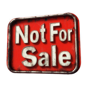 Not For Sale Sign Vinyl Car Decal Sticker – Waterproof & UV-Resistant 8" Not For Sale Sign Vinyl Car Decal Sticker – Waterproof & UV-Resistant 8"