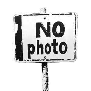 No Photo Sign Vinyl Car Decal Sticker – Waterproof & UV-Resistant 8"