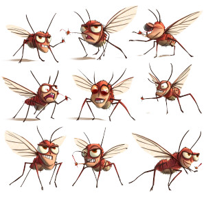 Mosquito Toon Poses Vinyl Car Decal Sticker – Waterproof & UV-Resistant 8" Mosquito Toon Poses Vinyl Car Decal Sticker – Waterproof & UV-Resistant 8"