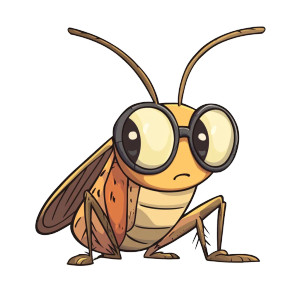 Dorky Bug Vinyl Car Decal Sticker – Waterproof & UV-Resistant 8"