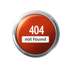 404 Not Found Vinyl Car Decal Sticker – Waterproof & UV-Resistant 8"