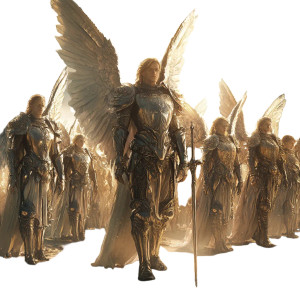 Heavenly Angels Formation Vinyl Car Decal Sticker – Waterproof & UV-Resistant 8" Heavenly Angels Formation Vinyl Car Decal Sticker – Waterproof & UV-Resistant 8"