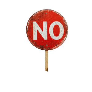 No Sign Hand V2 Vinyl Car Decal Sticker – Waterproof & UV-Resistant 8" No Sign Hand V2 Vinyl Car Decal Sticker – Waterproof & UV-Resistant 8"