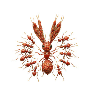 Rabbit Ant Sculpture Vinyl Car Decal Sticker – Waterproof & UV-Resistant 8" Rabbit Ant Sculpture Vinyl Car Decal Sticker – Waterproof & UV-Resistant 8"