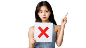 Korean Woman With Sign Vinyl Car Decal Sticker – Waterproof & UV-Resistant 8" Korean Woman With Sign Vinyl Car Decal Sticker – Waterproof & UV-Resistant 8"