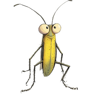 Friendly Clumsy Beetle Vinyl Car Decal Sticker – Waterproof & UV-Resistant 8"