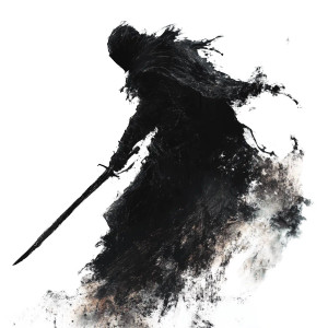 Tired Knight Art Vinyl Car Decal Sticker – Waterproof & UV-Resistant 8"