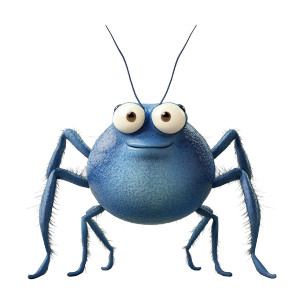 Cheeky Blue Tick Vinyl Car Decal Sticker – Waterproof & UV-Resistant 8"