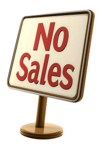 No Sales Sign Vinyl Car Decal Sticker – Waterproof & UV-Resistant 8" No Sales Sign Vinyl Car Decal Sticker – Waterproof & UV-Resistant 8"