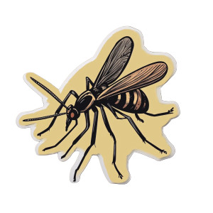 Mosquito Sticker Design Vinyl Car Decal Sticker – Waterproof & UV-Resistant 8" Mosquito Sticker Design Vinyl Car Decal Sticker – Waterproof & UV-Resistant 8"