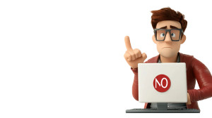 Toon Character Denied Vinyl Car Decal Sticker – Waterproof & UV-Resistant 8" Toon Character Denied Vinyl Car Decal Sticker – Waterproof & UV-Resistant 8"