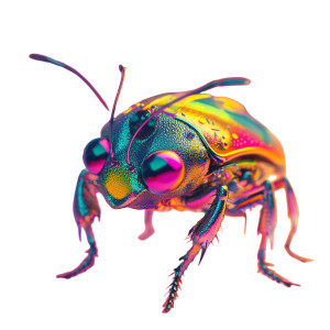 Colorful Cartoon Bugs Vinyl Car Decal Sticker – Waterproof & UV-Resistant 8"