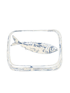 Sardine Tin Linocut Vinyl Car Decal Sticker – Waterproof & UV-Resistant 8" Sardine Tin Linocut Vinyl Car Decal Sticker – Waterproof & UV-Resistant 8"