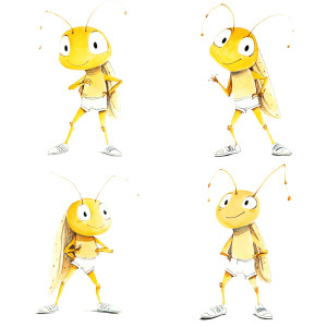 Cute Cricket Character Vinyl Car Decal Sticker – Waterproof & UV-Resistant 8" Cute Cricket Character Vinyl Car Decal Sticker – Waterproof & UV-Resistant 8"