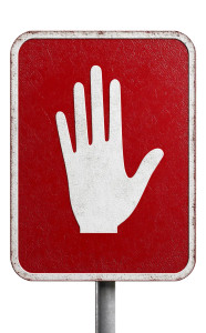 Red Traffic Sign Vinyl Car Decal Sticker – Waterproof & UV-Resistant 8"