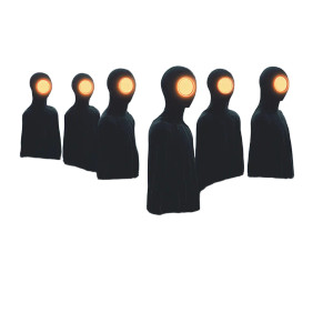 Glowing Figures Night Vinyl Car Decal Sticker – Waterproof & UV-Resistant 8" Glowing Figures Night Vinyl Car Decal Sticker – Waterproof & UV-Resistant 8"
