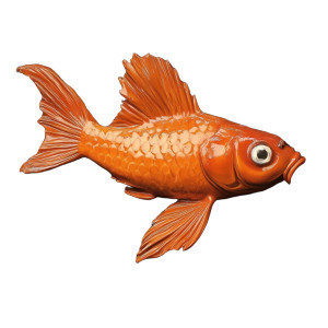 Chocolate Fish Vinyl Car Decal Sticker – Waterproof & UV-Resistant 8"