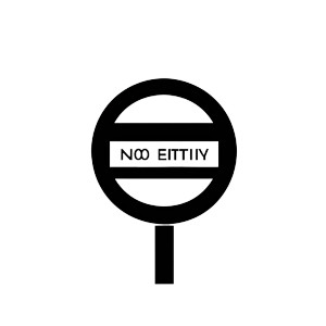 No Entry Sign V4 Vinyl Car Decal Sticker – Waterproof & UV-Resistant 8"