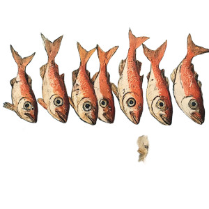 Fish Feast Vinyl Car Decal Sticker – Waterproof & UV-Resistant 8" Fish Feast Vinyl Car Decal Sticker – Waterproof & UV-Resistant 8"