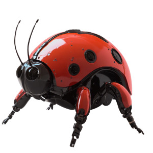 Ladybird Robot Vinyl Car Decal Sticker – Waterproof & UV-Resistant 8" Ladybird Robot Vinyl Car Decal Sticker – Waterproof & UV-Resistant 8"