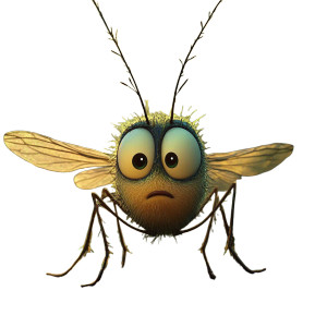 Sad Mosquito Character Vinyl Car Decal Sticker – Waterproof & UV-Resistant 8" Sad Mosquito Character Vinyl Car Decal Sticker – Waterproof & UV-Resistant 8"