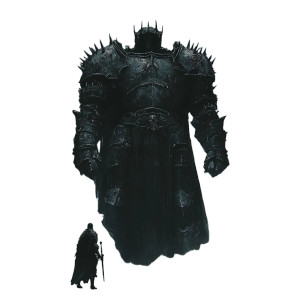 Gothic Armored Knight Vinyl Car Decal Sticker – Waterproof & UV-Resistant 8"