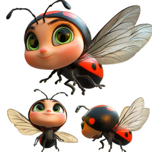 Lili The Ladybug Vinyl Car Decal Sticker – Waterproof & UV-Resistant 8" Lili The Ladybug Vinyl Car Decal Sticker – Waterproof & UV-Resistant 8"