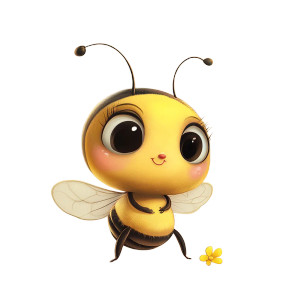 Cute Bee Vinyl Car Decal Sticker – Waterproof & UV-Resistant 8" Cute Bee Vinyl Car Decal Sticker – Waterproof & UV-Resistant 8"