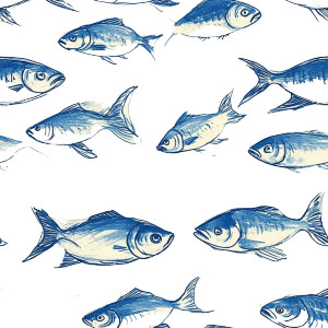 Blue Ink Fish Vinyl Car Decal Sticker – Waterproof & UV-Resistant 8" Blue Ink Fish Vinyl Car Decal Sticker – Waterproof & UV-Resistant 8"
