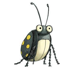 Blue Beetle Vinyl Car Decal Sticker – Waterproof & UV-Resistant 8"