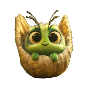 Green Butterfly Hatching Vinyl Car Decal Sticker – Waterproof & UV-Resistant 8"