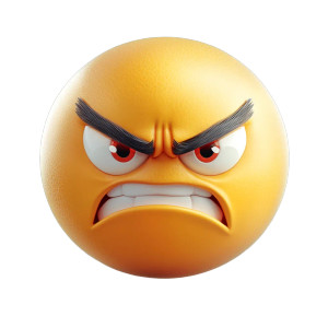 Anger Emoji Vinyl Car Decal Sticker – Waterproof & UV-Resistant 8" Anger Emoji Vinyl Car Decal Sticker – Waterproof & UV-Resistant 8"