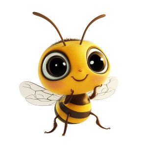 Cute Cartoon Bee Vinyl Car Decal Sticker – Waterproof & UV-Resistant 8" Cute Cartoon Bee Vinyl Car Decal Sticker – Waterproof & UV-Resistant 8"